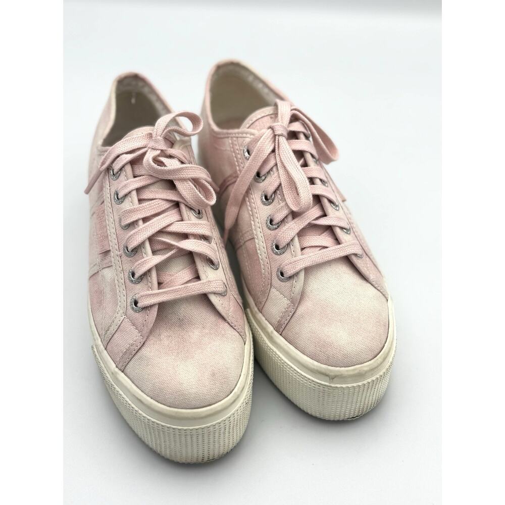 Superga 2790 Platform Sneakers Pink Tye Dye Women's Shoes Size 7.5 - Picture 5 of 6